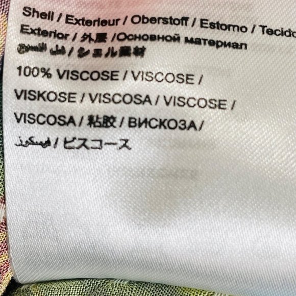 Farm Rio Blue Bianca Blouse Tropical Size Small - Picture 9 of 11